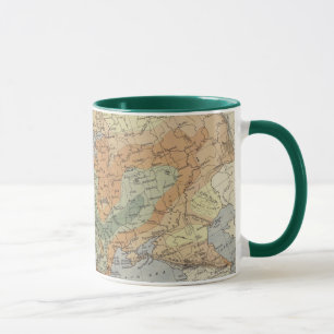 Europäische Karte der Bevölkerungs-Dichte-  Tasse