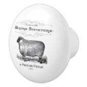 Europäische Keramik "Alte Welt" Knoblauch und Pull Keramikknauf (Rechts)