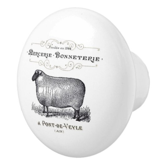 Europäische Keramik "Alte Welt" Knoblauch und Pull Keramikknauf (Rechts)