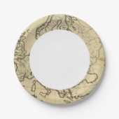 Europäische Kontur Pappteller (Vorderseite)