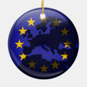 Europäische Kugel Keramikornament (Hinten)