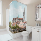 Europäische Landschaft Duschvorhang (Beispiel)