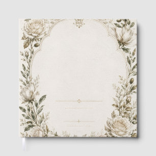 Europäische Luxus-Hochzeitspapeterie Gästebuch