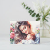 Europäische Mama 10 Postkarte (Stehend Vorderseite)