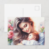 Europäische Mama 10 Postkarte (Vorne/Hinten)