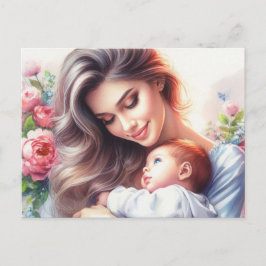 Europäische Mama 10 Postkarte