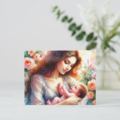 Europäische Mama 11 Postkarte (Stehend Vorderseite)