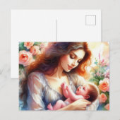 Europäische Mama 11 Postkarte (Vorne/Hinten)