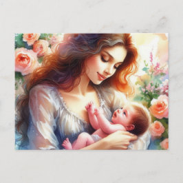 Europäische Mama 11 Postkarte