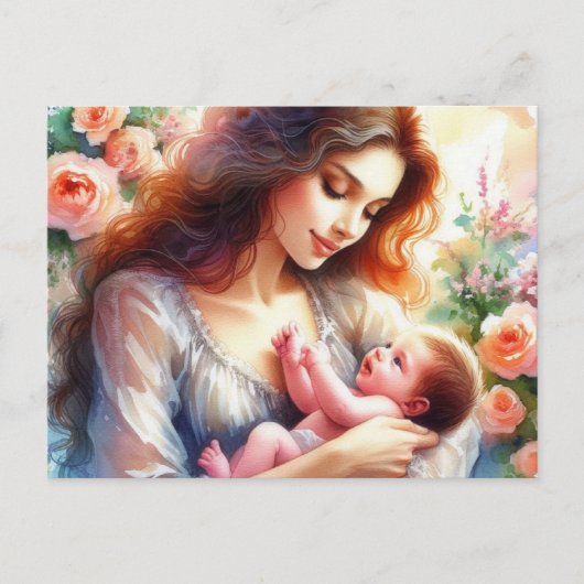 Europäische Mama 11 Postkarte (Vorderseite)