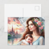 Europäische Mama 13 Postkarte (Vorne/Hinten)