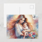 Europäische Mama 5 Postkarte (Vorne/Hinten)