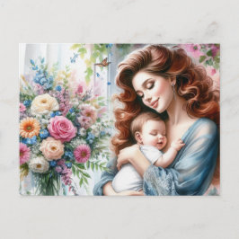 Europäische Mama 7 Postkarte