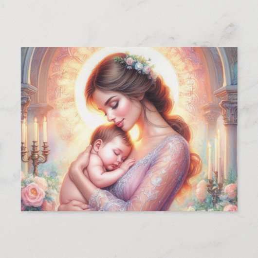 Europäische Mama 8 Postkarte (Vorderseite)