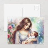 Europäische Mama 9 Postkarte (Vorne/Hinten)