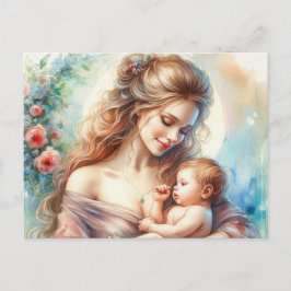 Europäische Mama Postkarte