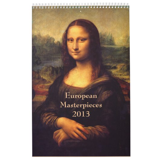 Europäische Meisterwerke Kalender (Titelbild)