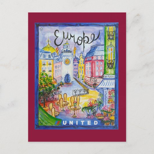 Europäische Postkarte (Vorderseite)