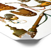 Europäische Rauchrohre, Hüllen und Geräte Poster (Ecke)