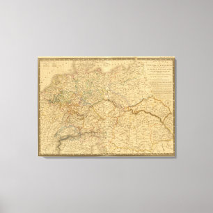 Europäische Reiche Leinwanddruck