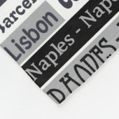 Europäische Reisend-Fleecedecke Fleecedecke (Ecke)