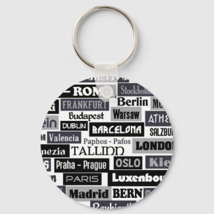 Europäische Reisende - individuelle Schlüsselkette Schlüsselanhänger