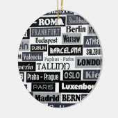 Europäische Reiseschmuck Keramikornament (Links)