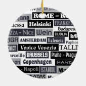 Europäische Reiseschmuck Keramikornament (Hinten)