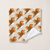 Europäische Robins Badhandtuch Set (Waschlappen)