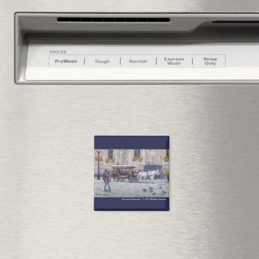 "Europäische Romance" Magnet (In Situ (Geschirrspüler))