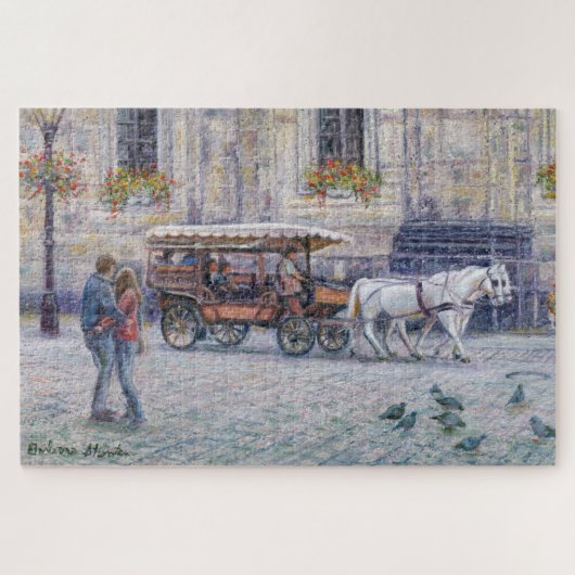 "Europäische Romance" Puzzle (Horizontal)