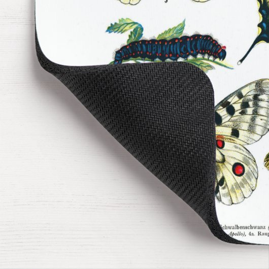 Europäische Schmetterlinge I Mousepad (Ecke)