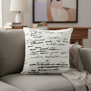 Europäische Schrift Kissen