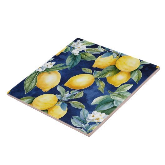 Europäische Seeschwalbe-Lemons-Musterschiff Fliese (Seite)