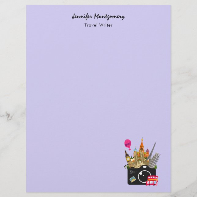 Europäische Sehenswürdigkeiten mit Kamera (Vorderseite)