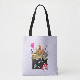 Europäische Sehenswürdigkeiten Reisefotograf Tasche