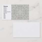 Europäische Spitze-Visitenkarte Visitenkarte (Vorne/Hinten)