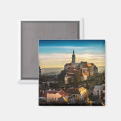 Europäische Stadt Magnet (Vorderseite/Rückseite)
