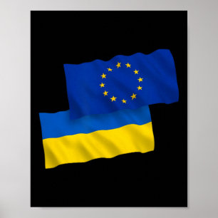 Europäische Union Eu Für Die Ukraine - Ukraine Sta Poster