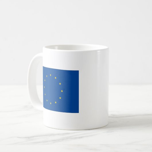 Europäische Union Kaffeetasse (Vorderseite Links)