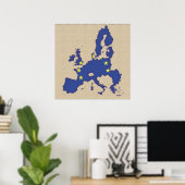Europäische Union Poster (Heimbüro)