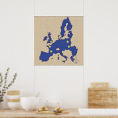 Europäische Union Poster (Küche)