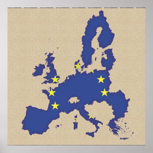 Europäische Union Poster (Vorne)
