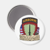 Europäische Veteranen Magnet (Vorderseite/Rückseite)