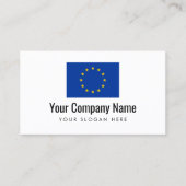 Europäische Visitenkarte (Vorderseite)