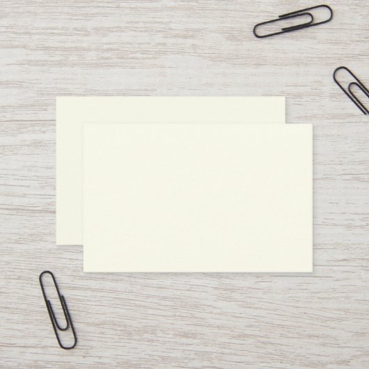 Europäische Visitenkarte für Elfenbein (Vorderseite/Rückseite Beispiel)