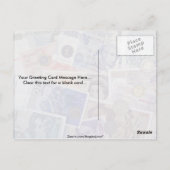 Europäische Währung Postkarte (Rückseite)