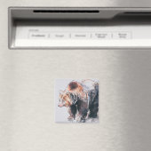 Europäischer Braunbär 2001 Magnet (In Situ (Geschirrspüler))