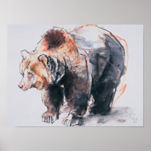Europäischer Braunbär 2001 Poster