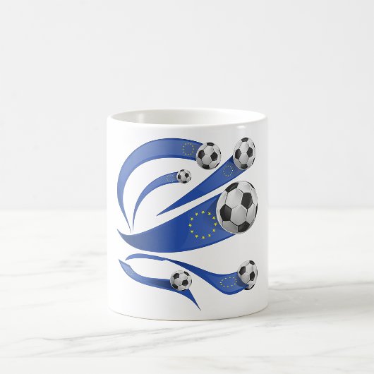 Europäischer Fußball Kaffeetasse